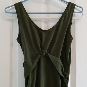 Old Navy green maternity dress